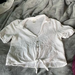 Simple White button down